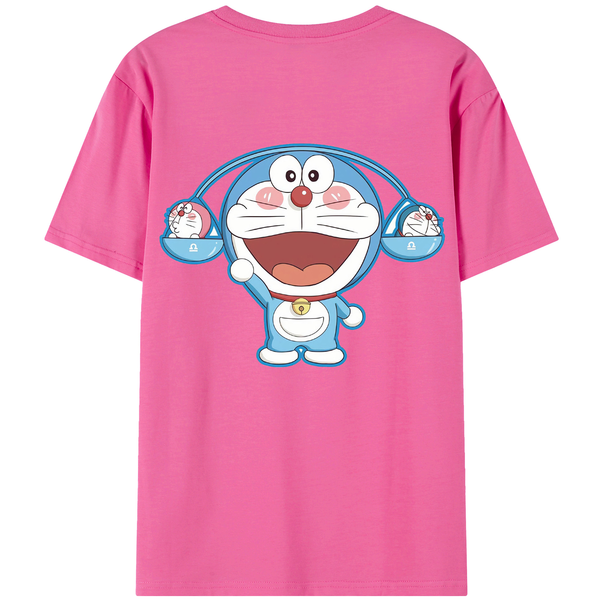 （画像用） ドラえもん Doraemon レディース半袖Tシャツ(バックプリント)
